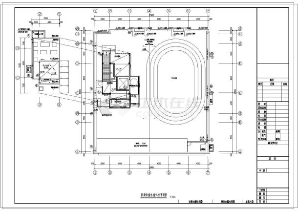 [上海]七层养老院改造项目给排水施工图纸-图一