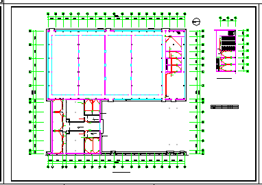 别墅、厂房及银行中央空调电气cad平面施工图