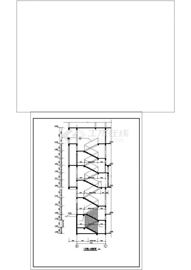泰州市颐园小区11层框架结构住宅楼建筑设计CAD图纸（含跃层和机房层）-图一