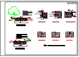城市道路规划路面设计结构cad图纸-图二