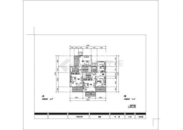 3层宅基地133.7总建筑179.7平米平原水乡型联排农村住宅CAD图纸设计-图一