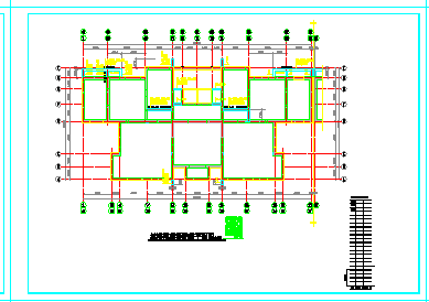 某纯剪力墙结构高层住宅cad设计工程图纸-图二