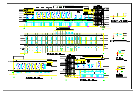 大连某购物广场全套建筑CAD设计施工图_图1