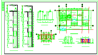 大型办公式酒店CAD建筑施工设计图纸-图一
