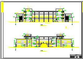 大型食堂建筑cad规划设计图纸