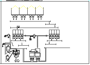 大型水电站拌和系统cad设计建筑图纸-图一