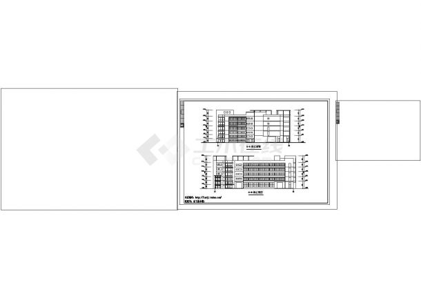 厂房设计_5层L型厂房车间建筑施工CAD图纸设计-图一