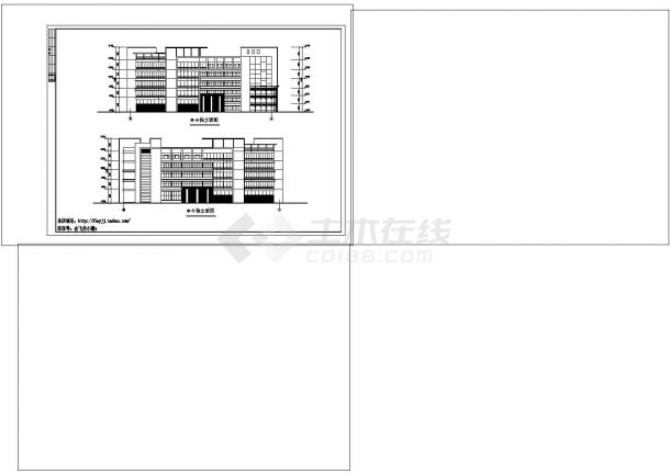 厂房设计_5层L型厂房车间建筑施工CAD图纸设计-图二