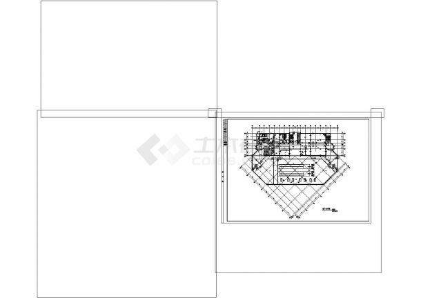 -2+10层高档酒店建筑设计CAD图纸设计-图一