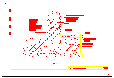 地下室防水cad大样设计图-图二