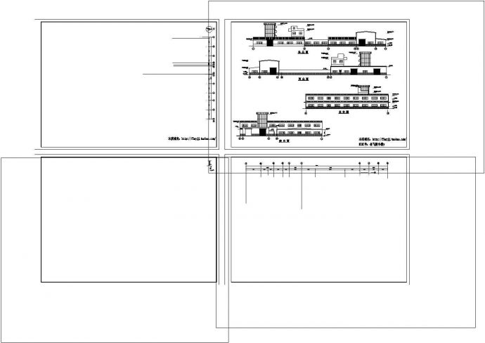 厂房设计_单层4790平米轻钢结构墙体材料公司厂房建施 CAD图纸设计_图1