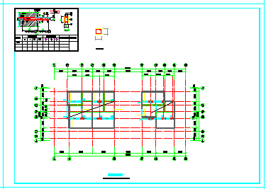 多层底框结构商务住宅综合楼cad施工图纸-图二