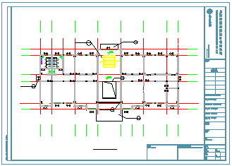 多层框架结构厂房综合楼cad设计图-图一