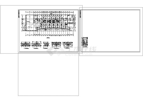 16层五星级酒店建筑平面施工CAD图纸设计-图二