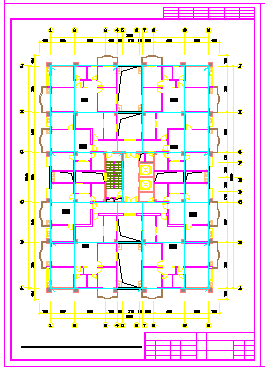 二类高层商住楼防雷施工CAD方案图纸-图二