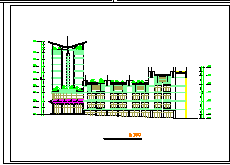  Full set of architectural cad design drawing of Fengyun Hotel - Figure 1
