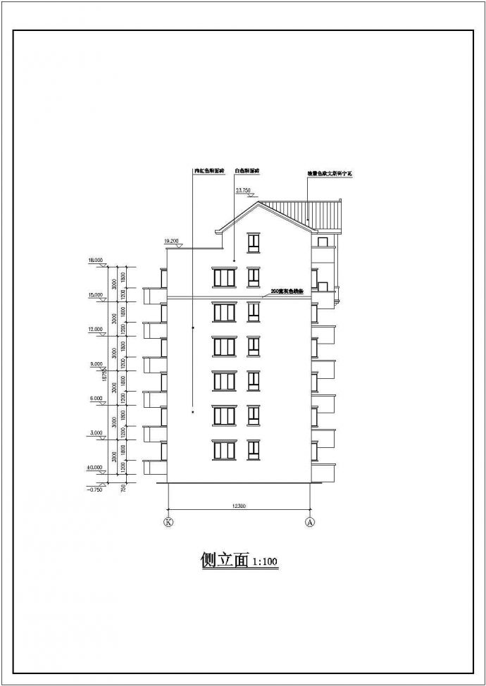 某现代花园式小区住宅建筑设计施工全套方案CAD图纸_图1