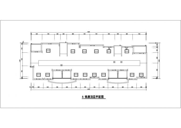 重庆市现代花园小区6层砖混结构住宅楼建筑设计CAD图纸（含半地下室和阁楼）_图1
