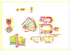 钢结构圆形楼梯详细设计cad施工图纸-图二
