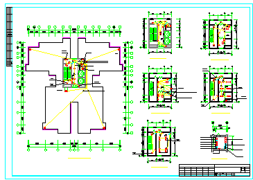 高层住宅楼详细电气CAD施工设计图-图一