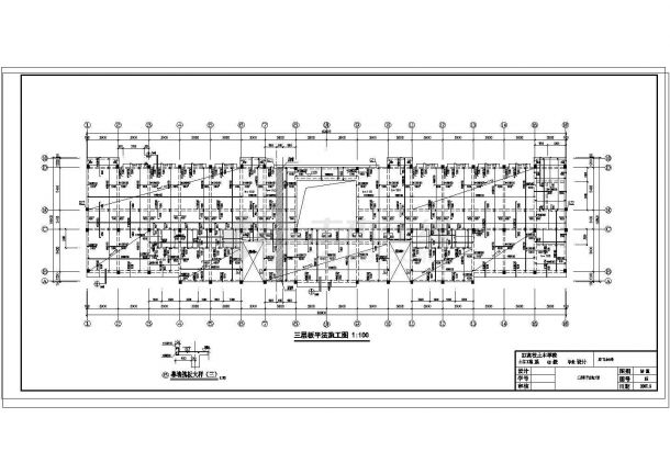 土木工程毕业设计_办公楼设计_3611.42平米，四层带构架层办公楼毕业设计（含计算书，建筑、结构图）cad图纸-图一