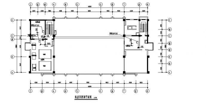 高档宾馆写字楼电气系统设计施工cad图纸_图1