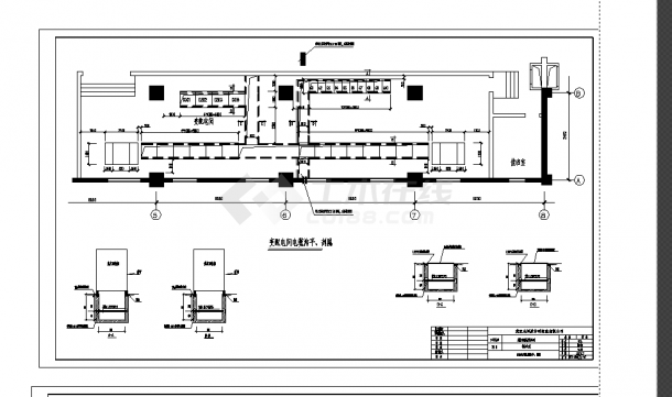 高档宾馆写字楼电气系统设计施工cad图纸-图二