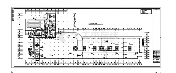 高山流水酒店综合楼电气系统设计施工cad图纸-图二