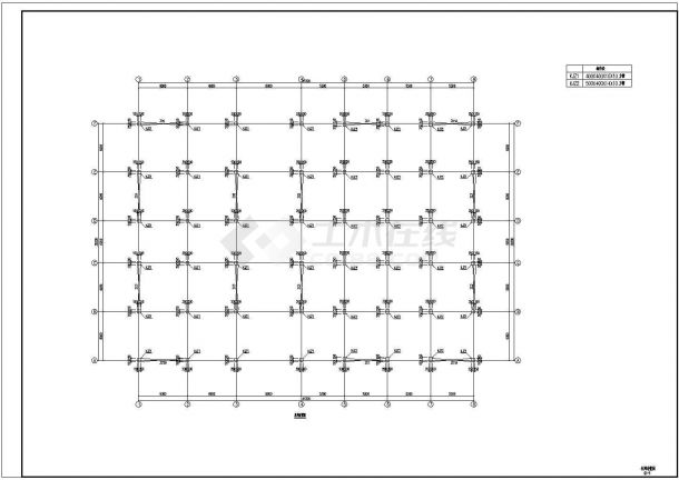 厂房设计_多层钢结构厂房结构设计CAD图纸-图二