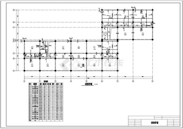 办公楼设计_5143.67平米，六层框架办公楼（含计算书、建筑、结构图）cad图纸-图一