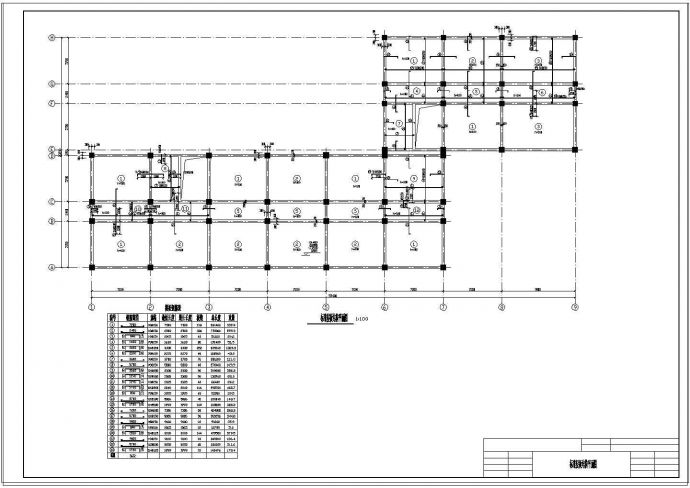 办公楼设计_5143.67平米，六层框架办公楼（含计算书、建筑、结构图）cad图纸_图1