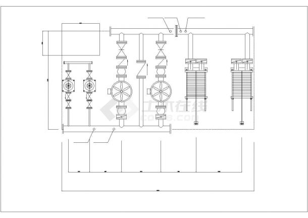  CAD drawing for design and construction of old city reconstruction project of a heat exchange station - Figure 1