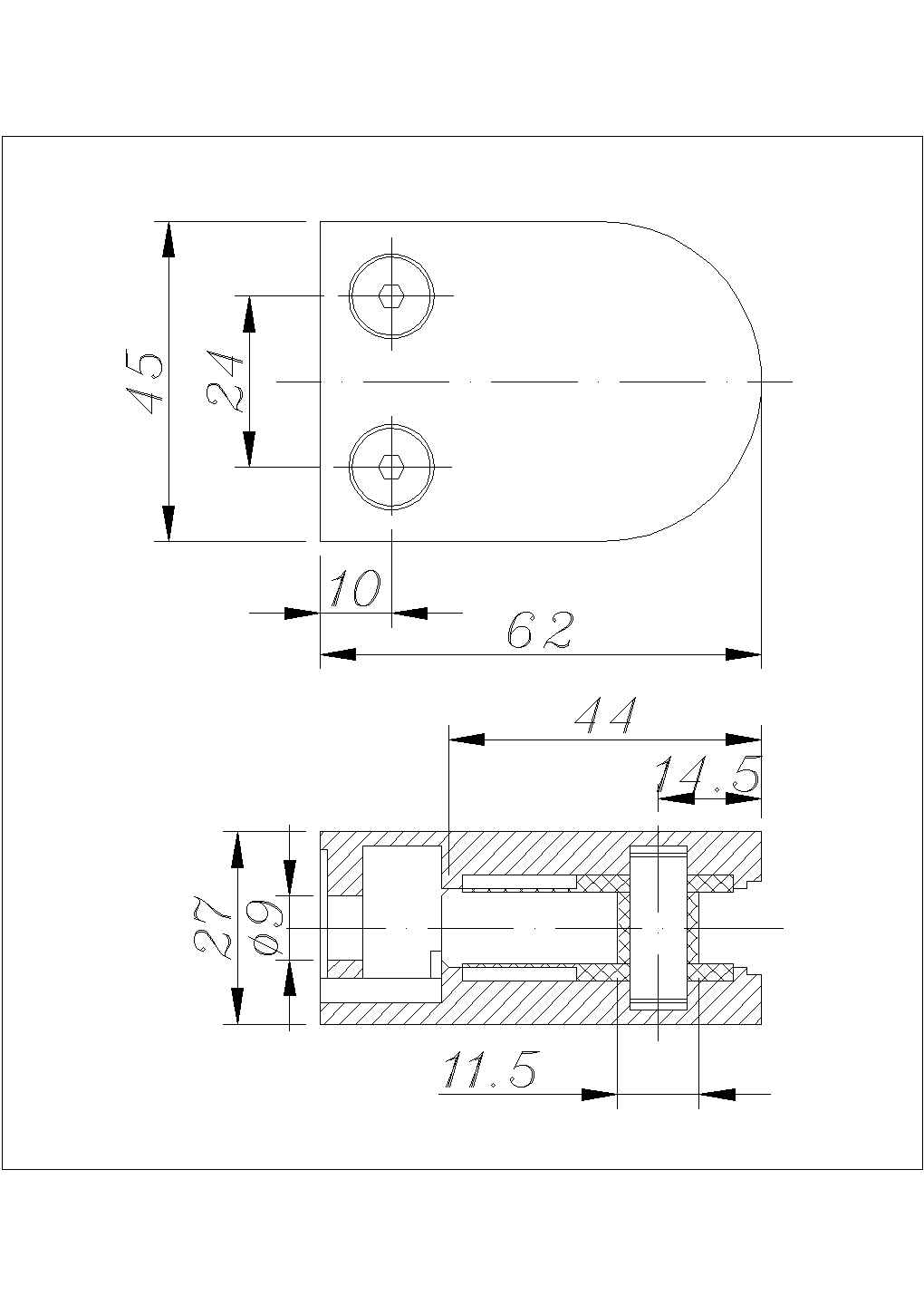 某点式幕墙扶手系列节点CAD全套构造设计详图