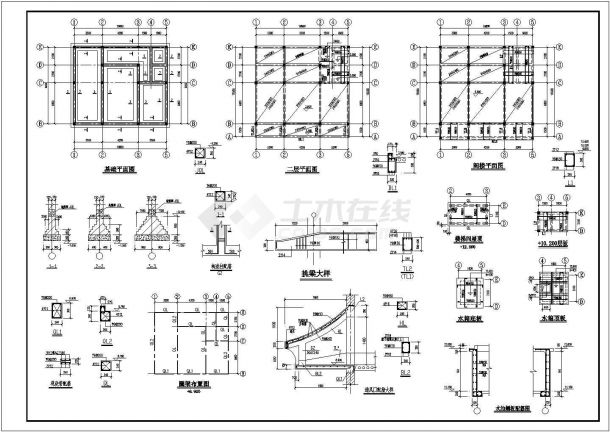 某大型私人住宅楼建筑设计施工全套方案CAD图纸-图一