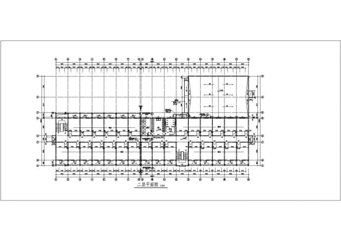 某工业园职工宿舍楼建筑设计施工全套方案CAD图纸（含设计说明）_图1