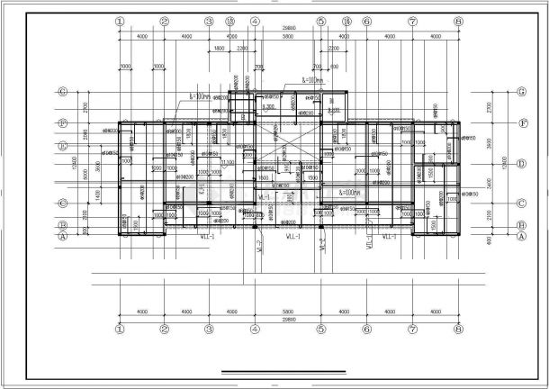 办公楼设计_水库办公楼建筑结构设计CAD图-图二