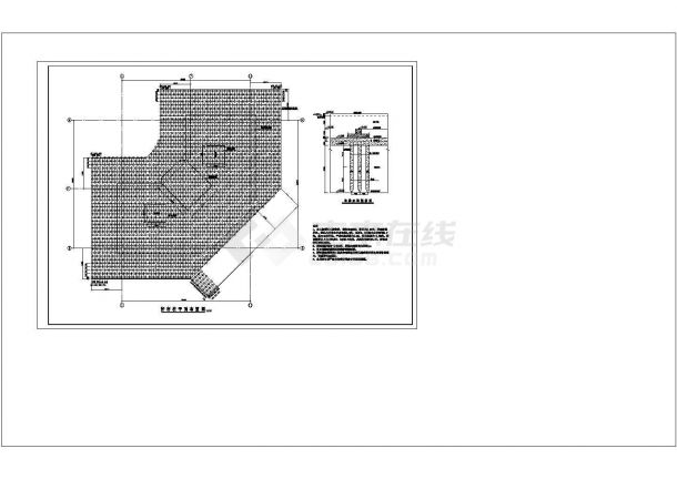 某L形十八层高层办公楼结构图纸（CAD，29张图纸）-图一