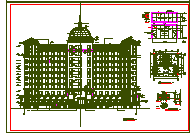 全套行政办公楼建筑设计CAD图_图1