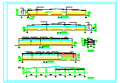 轻钢厂房建筑cad设计施工图-图二