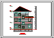 某地三层别墅设计CAD图纸大全-图二
