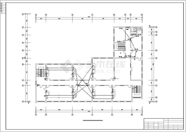 某小学四层教学楼全套电气设计施工图纸，含设计说明-图一