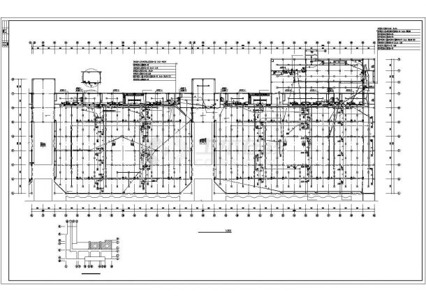 某17万平大型商场消防系统设计cad图纸-图二
