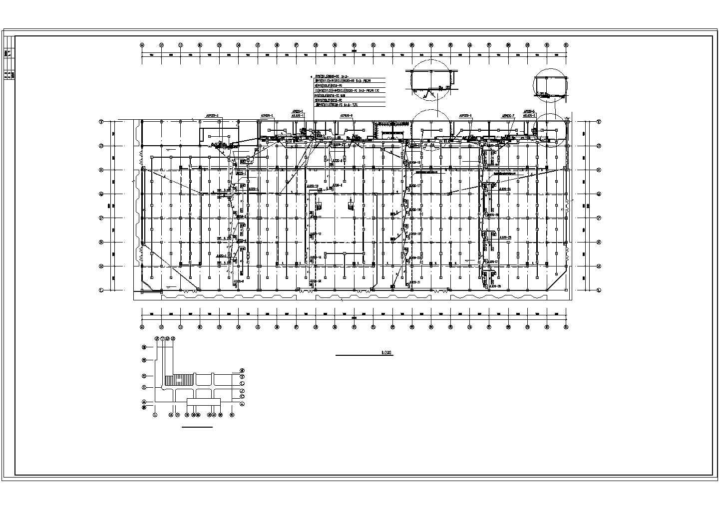 某17万平大型商场消防系统设计cad图纸