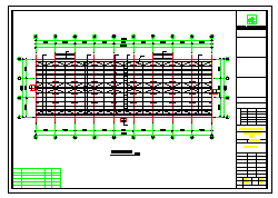 三套钢结构车间全套cad施工图-图一