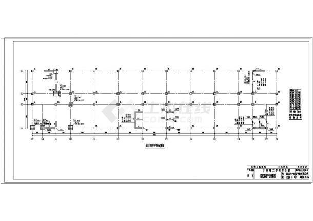 土木工程毕业设计_18889.62㎡9层框剪综合楼毕业设计（结构计算书、施组、清单、结构图纸）cad 图纸-图一
