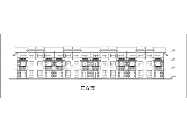 郑州海悦花园小区2层砖混住宅楼建筑设计CAD图纸（含阁楼/总图/2套方案）-图一