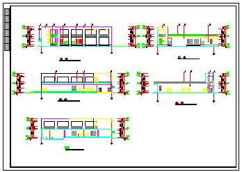 广州二层医院后勤楼建筑设计cad施工图