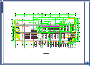 洁净厂房空调系统cad平面布置设计图_图1
