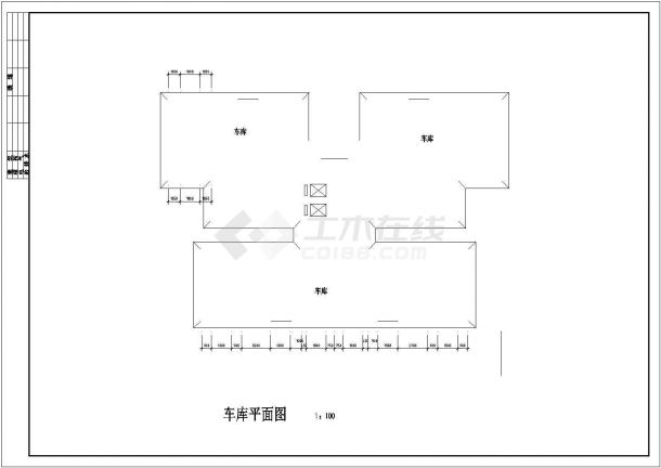 秦皇岛市竹海居住区10层框架结构住宅楼建筑设计CAD图纸-图二