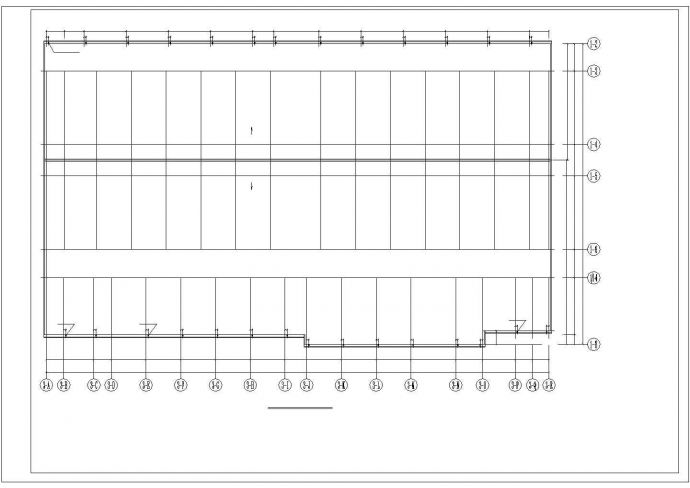 西宁市钢结构多层超市设计CAD施工图_图1